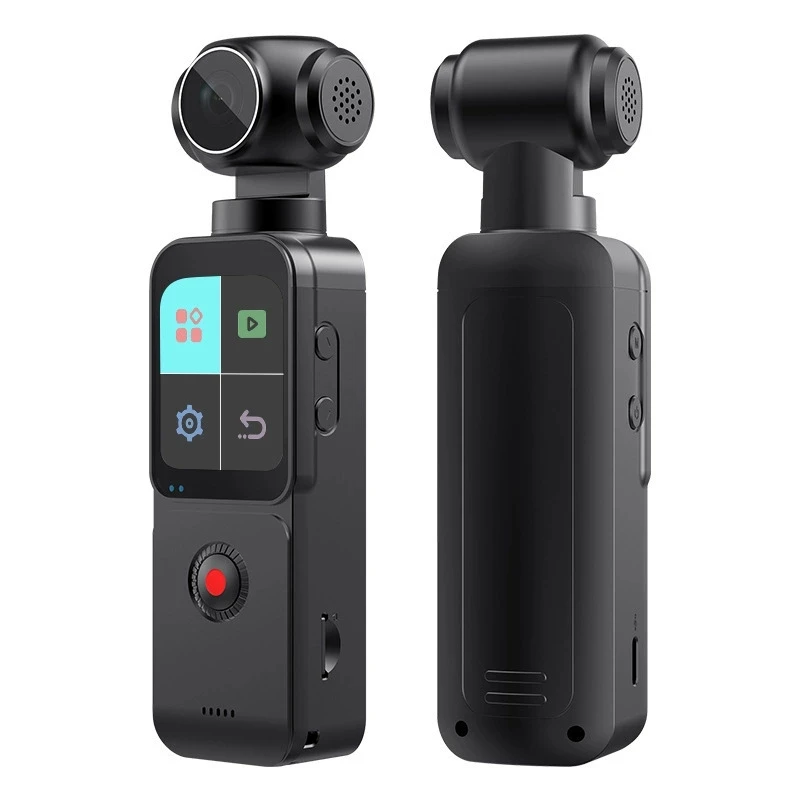 4K HD 1 Inch Pocket Action Camera WiFi 270° Rotatable Anti Shake Portable Mini Sports Riding DVR Video Recorder Microphone 32G
