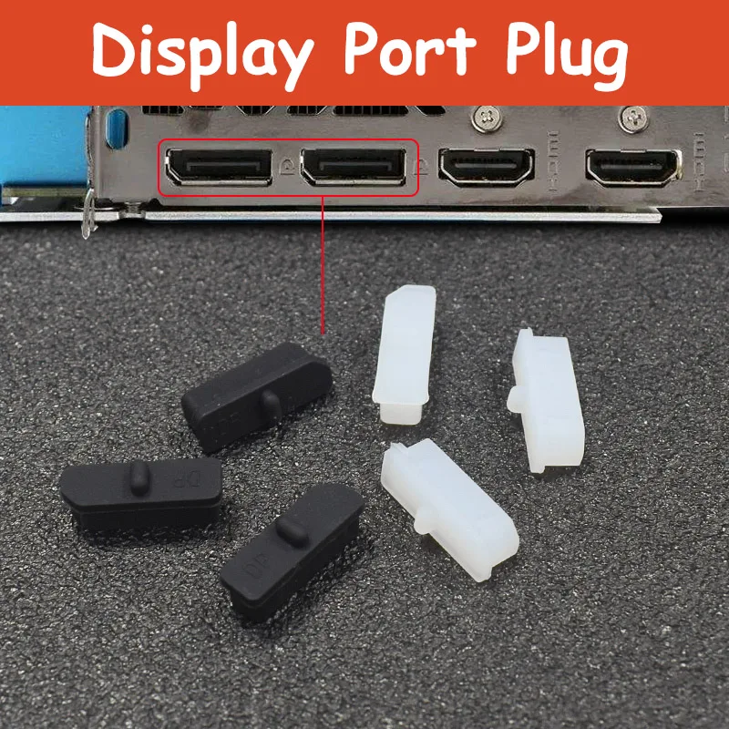 1-20 Stuks Display Poort Interface Anti-Dust Plug Notebook Stofdichte Stopper Laptop Universele Plug Computer Poort Waterdichte Cover