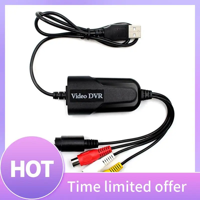 

ABFN-CVBS Converter USB Video Capture Card USB 2.0 Audio Video Converter Adapter Accessories Parts For Computer DVD Camcorder