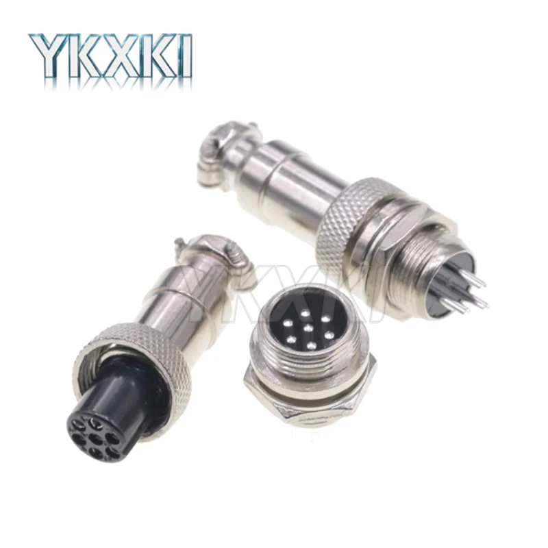 GX12 Luftfahrt Rundsteckverbinder GX12-2P 3P 4P 5P 6P 7P Männlich Weiblich Luftfahrt Buchse Stecker Draht Panel Stecker