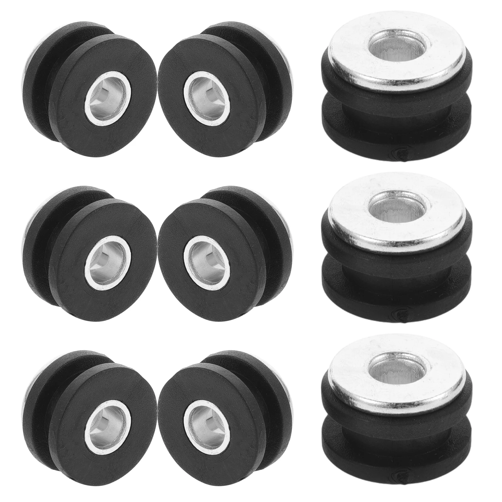 

8pcs Motorcycle Shock Absorption Rings Motorbike Gasket Ring Buffer Washer Damper For Durable Vibration Reduction Easy