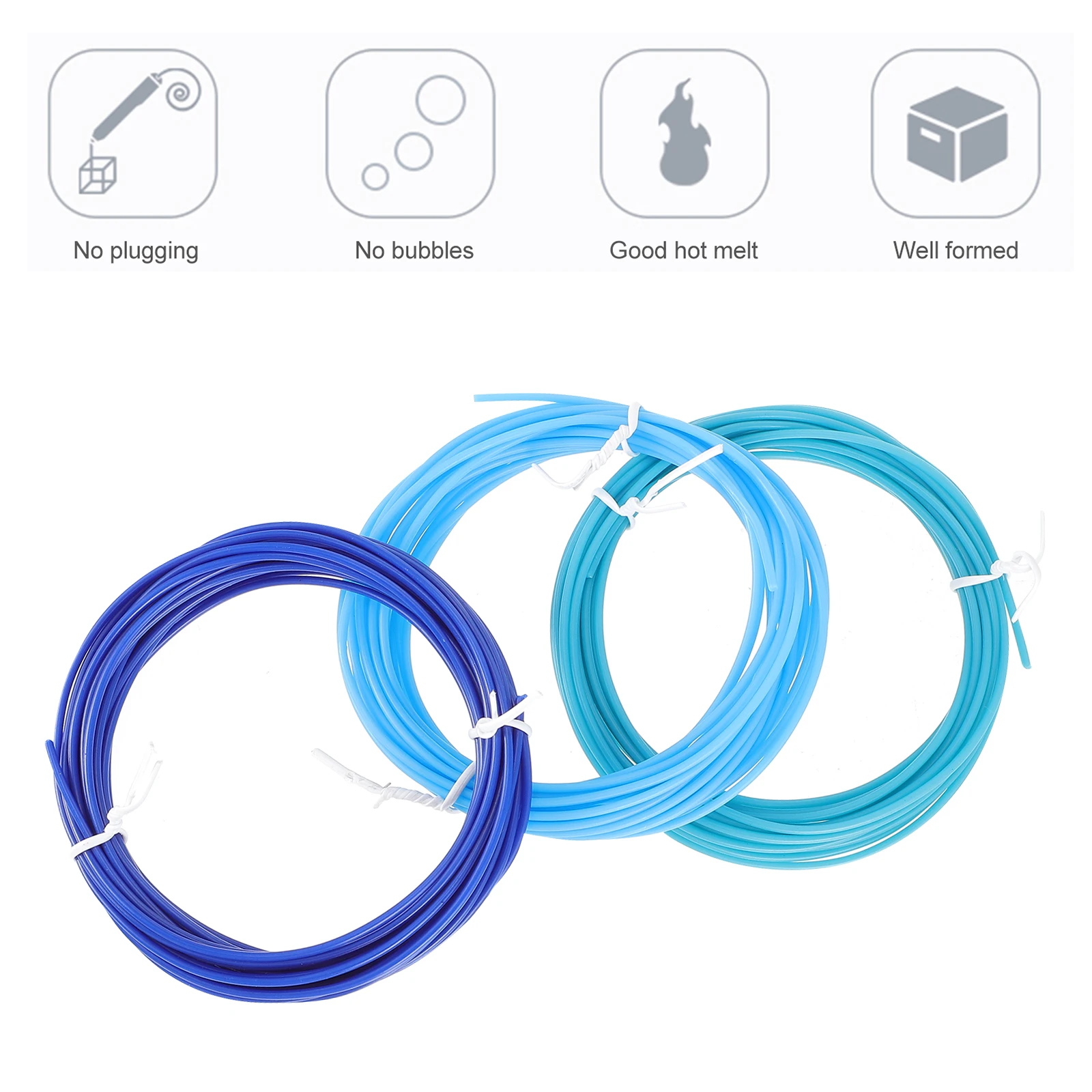 

20Pcs 1.75mm 3D Pen Filaments Set Premium ABS Printing Filament for 3D Pen Painting Art and Craft Projects ABS Filament