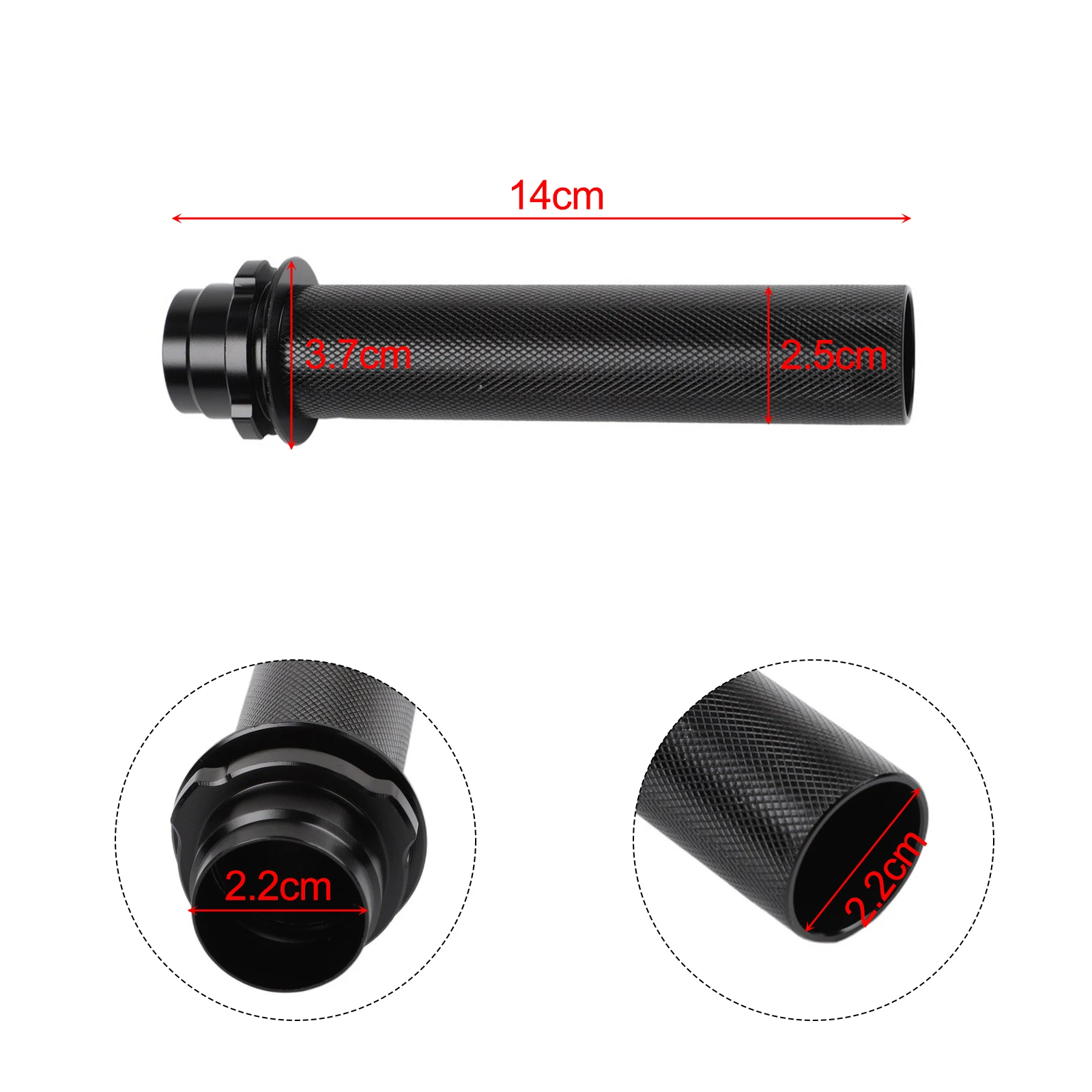 Motorcycle Accessories CNC Aluminum Grip Compatible With Various Models Easy Installation Lightweight Performance