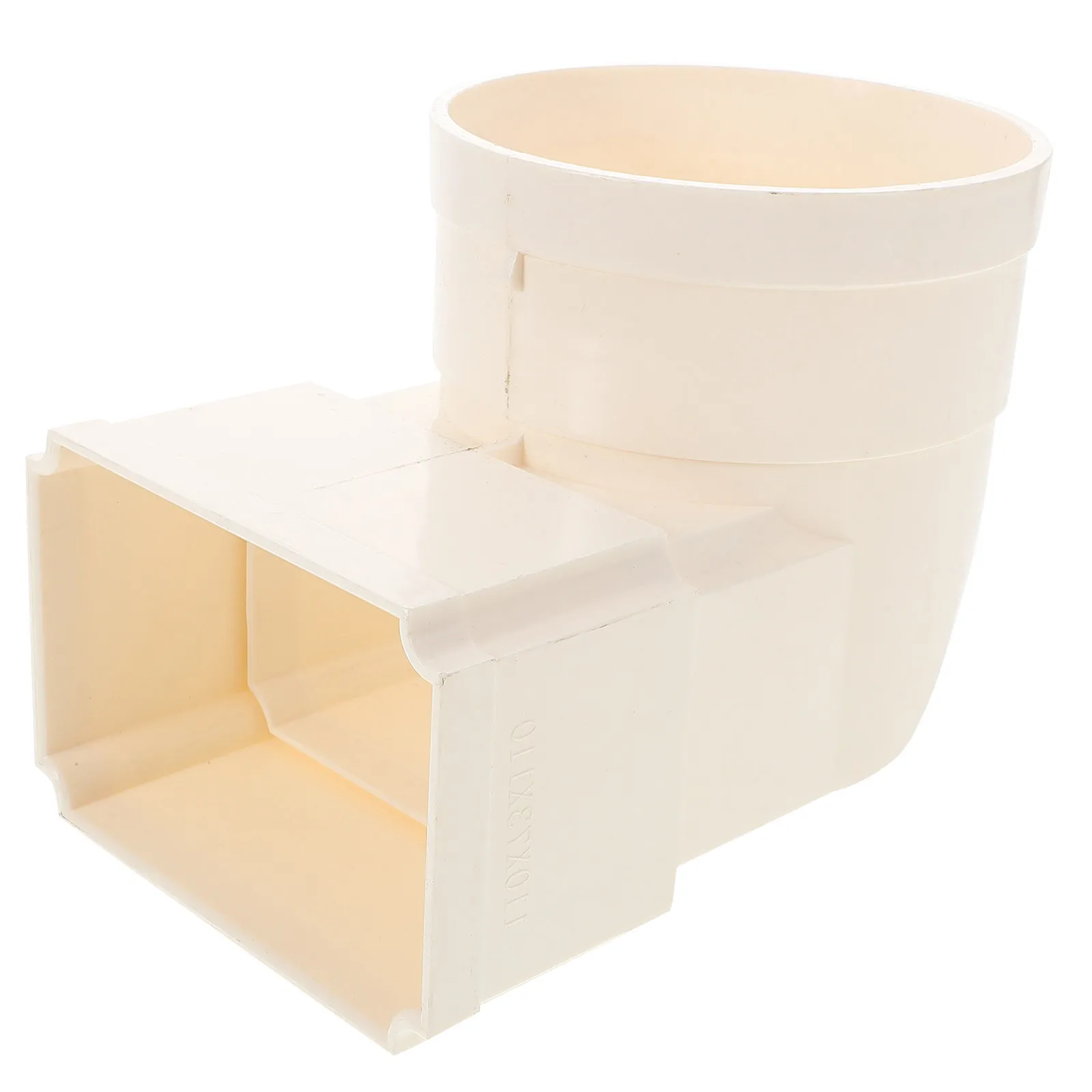 Square PVC Rain Gutter Downspout Elbow Connector Versatile Drainage System for Villa Eaves Rain Water Collector System Dryer