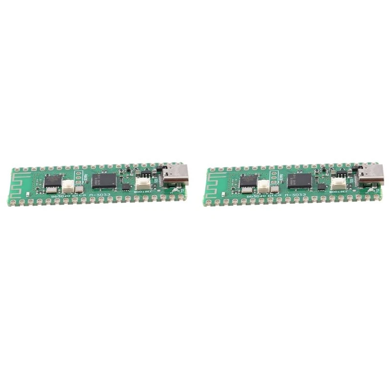 AT12 2X RP2040 For Raspberry Pi Pico W Board With 2.4G Wifi Mini Dual-Core 264KB ARM Microcomputers Cortex-M0 Processor