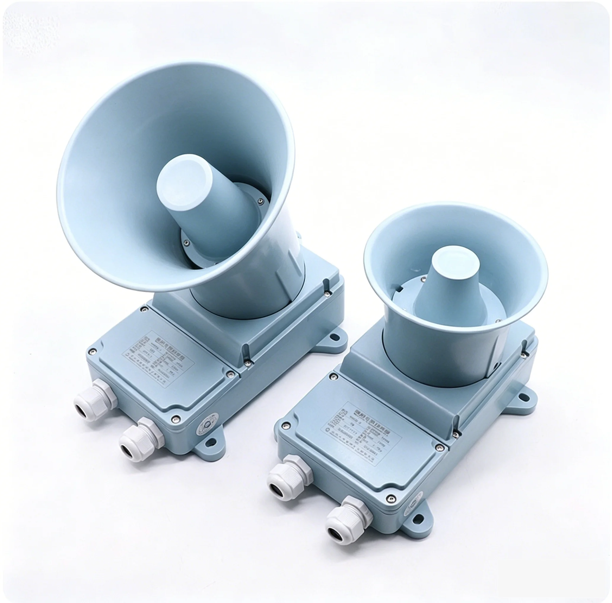 Marine Horn Loudspeaker 5W 10W 25W Waterproof Onboard Horn Speaker for Vessel Public Address System