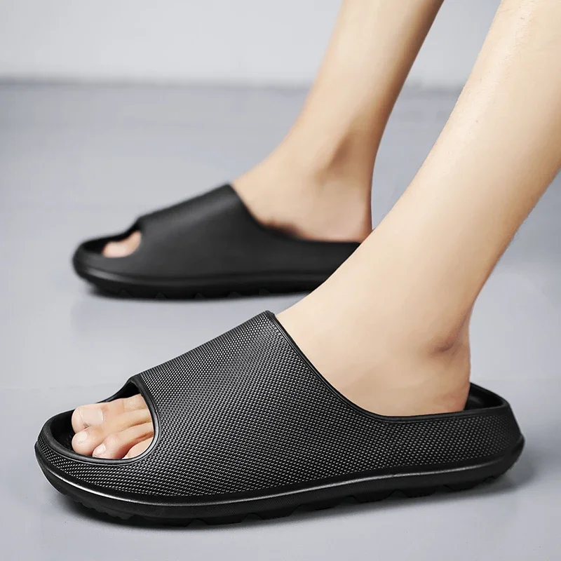 Summer popular men's and women's thick-soled sandals, hollow-soled comfortable plastic sandals, heightening slippers