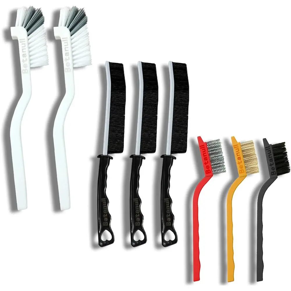 

All-Purpose Deep Cleaning Brush Set for Kitchen, Bathroom, Grout, and Small Appliances