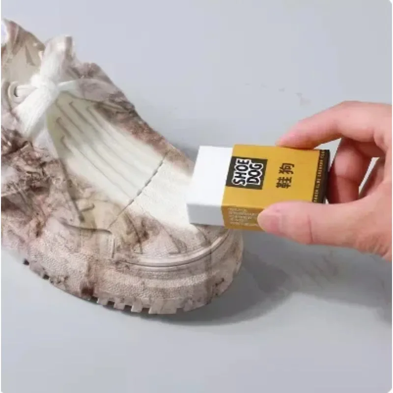 1pc Waterless Shoe Cleaning Eraser Sneaker Stain Remover Brush Portable Shoe Cleaner for Dirt Stains Cleaning & Conditioning