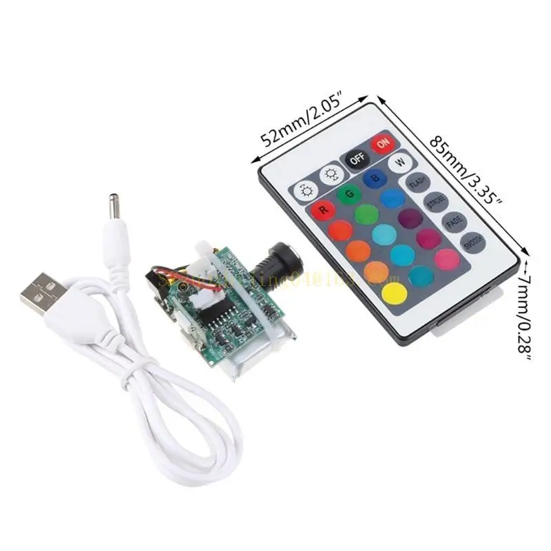6 colori LED LAMP SCHED CONTROLLO REMOTE CONTROLLO 3D Parte ricarica Scheda Light Light Sale
