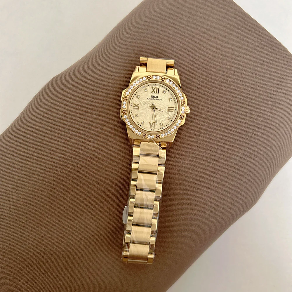 

Elegant Women'S Wristwatch, Stainless Steel Band, Quartz Movement, Small Dial, Vintage Style Watch. A Perfect Gift For Women.