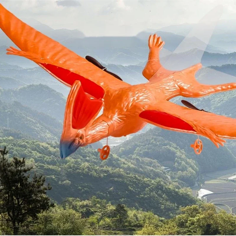 2.4G 원격 제어 공룡 비행기 EPP 폼 글라이드 항공기 고정 날개 프테로사우르스 비행기 RC 드론 장난감 어린이 크리스마스 선물