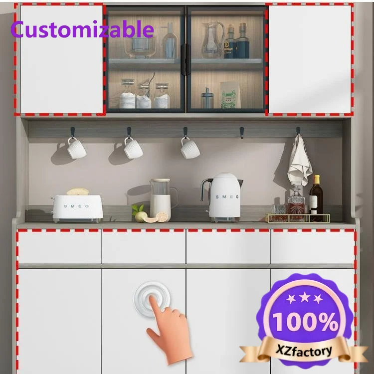 Factory Direct 2026 Top RatedLujo ligero, armarios laterales, cocina, estantes de armarios, salón, moderno, simple