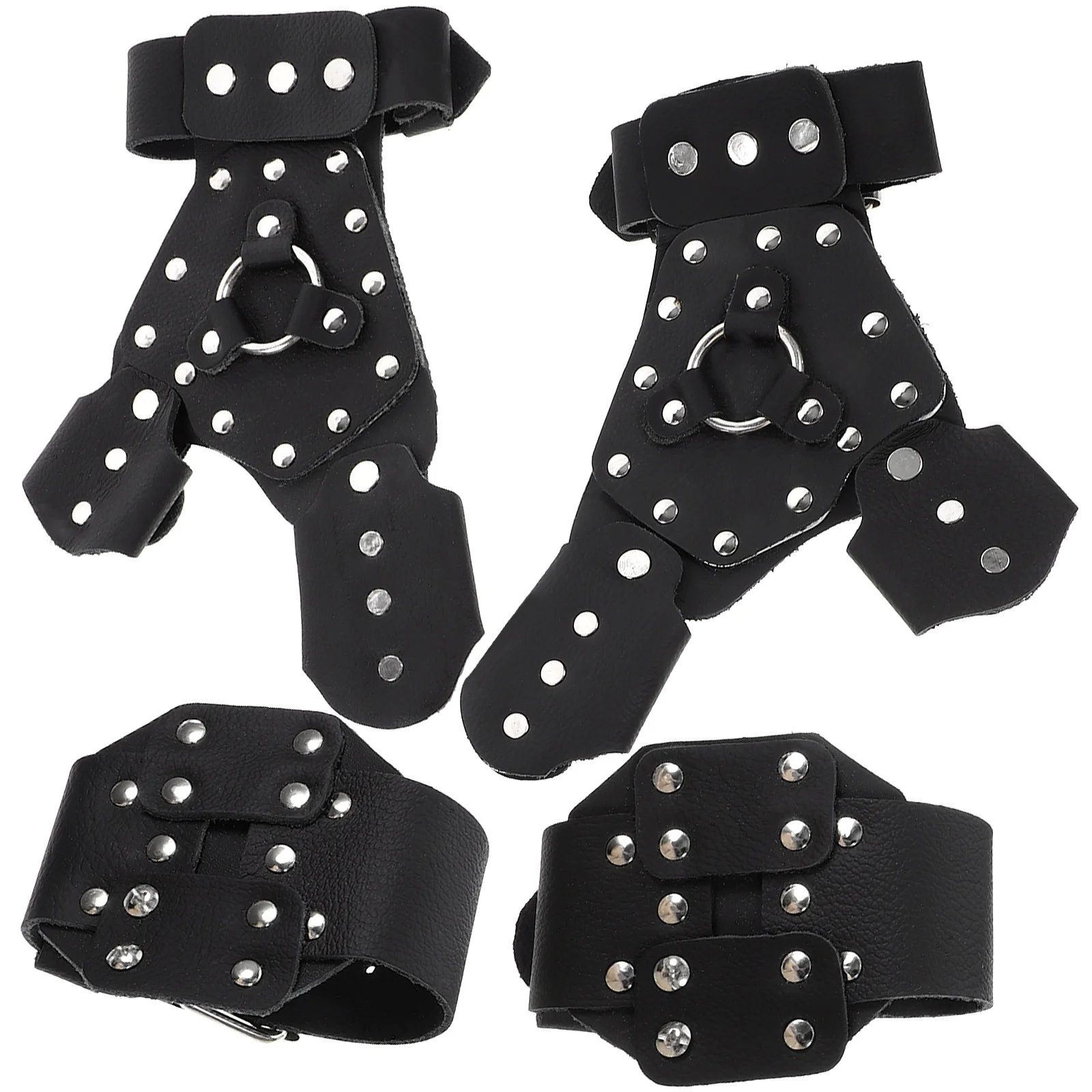 4 قطعة سوار معصم متين لصيد الأسماك قابل للتعديل لصيد الأسماك خفيف الوزن واقٍ من الصلب يدعم الصيد