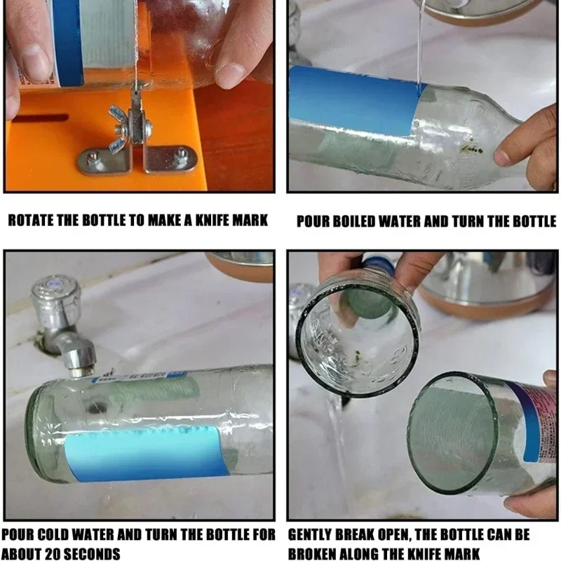 Hot sell Universal Glass Bottle Cutter Adjustable Glass Wine Bottle Cutter DIY Wine Bottle Crafts Hand Tools Glass Cutting Tool
