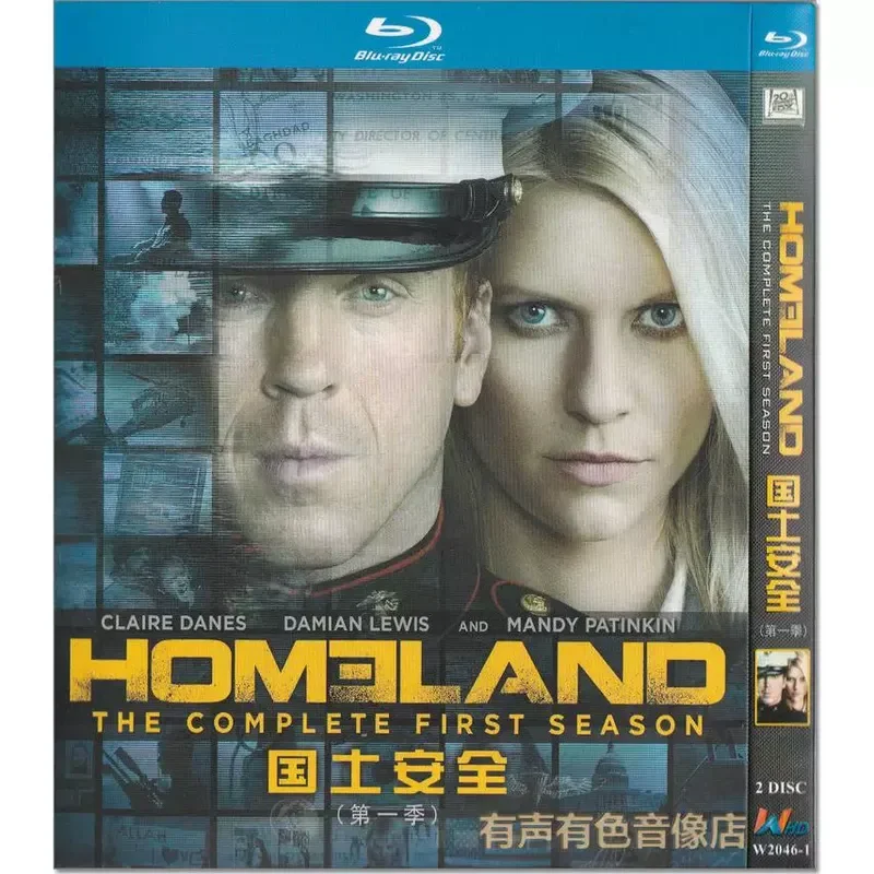 American Anti Terrorism Suspense Espionage TV Series Homeland Security Season 1 to 8 Blu Ray BD High Definition 16 Disc Set