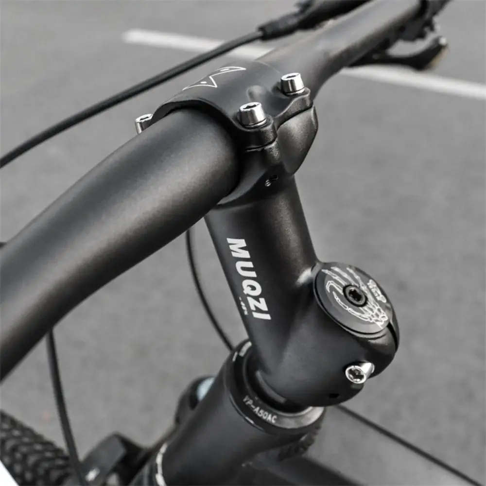 

Aluminum Alloy 45 Degree Bike Stem 31.8mm Fork Anti-slip MTB Riser Stem Ultra-Light Stable Bicycle Handlebar Stem
