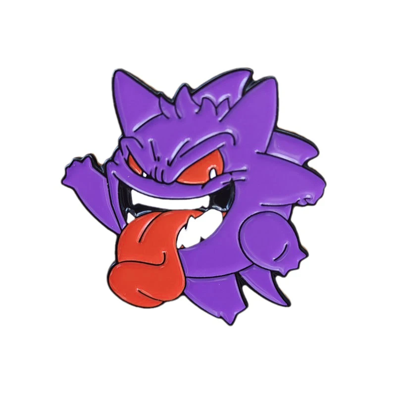 Pokemon Pins Pikachu Hard Enamel Pin Gengar Brooch Mew Metal Brooch Badge Toys Pikachu Gengar Jewelry Accessories Fans Gifts