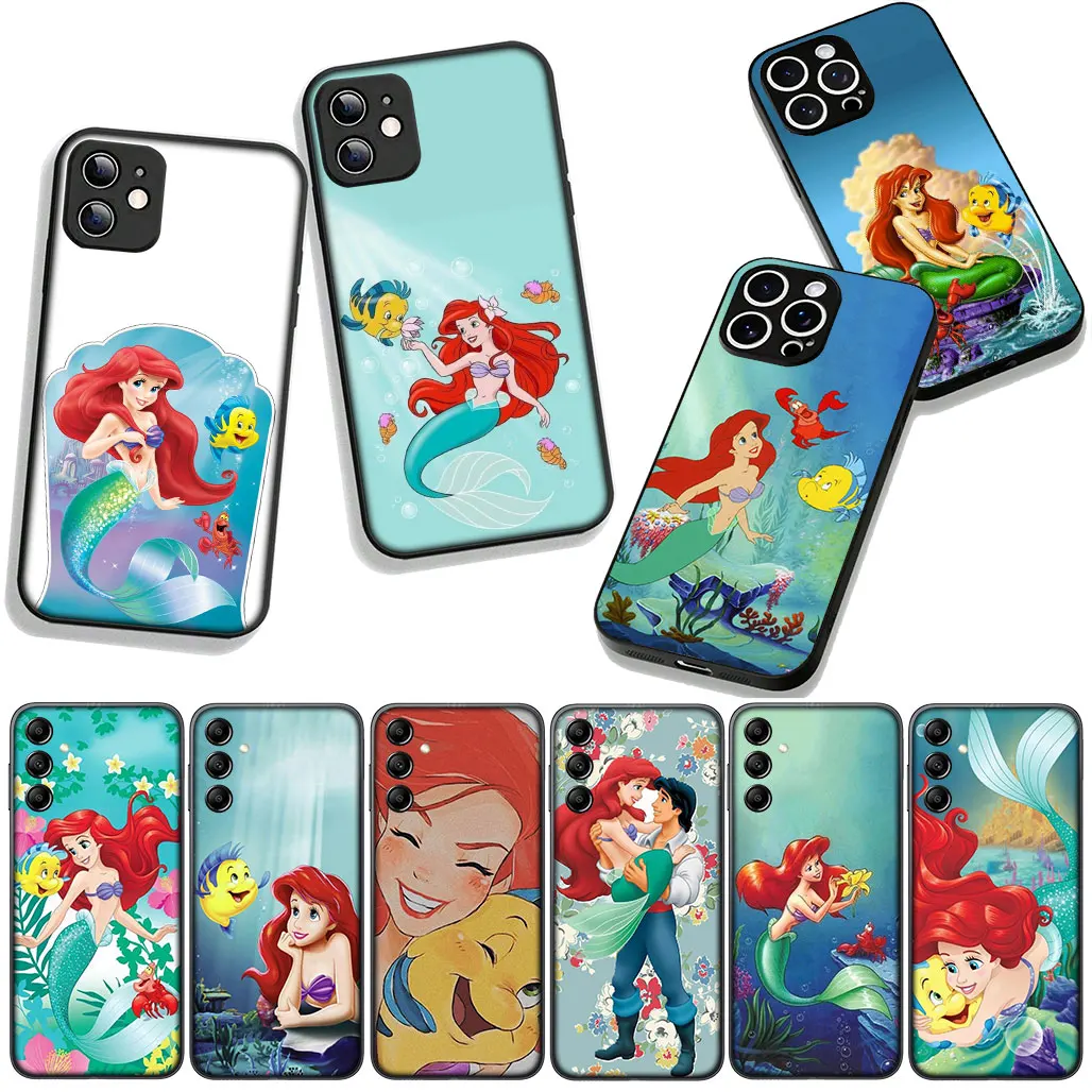 Чехол с рисунком Русалочки Ариэль для Apple iPhone 17 16 11 Pro XS Max SE2 XR 6 7 8 Plus 16E SE 2020, чехол для Air Phone