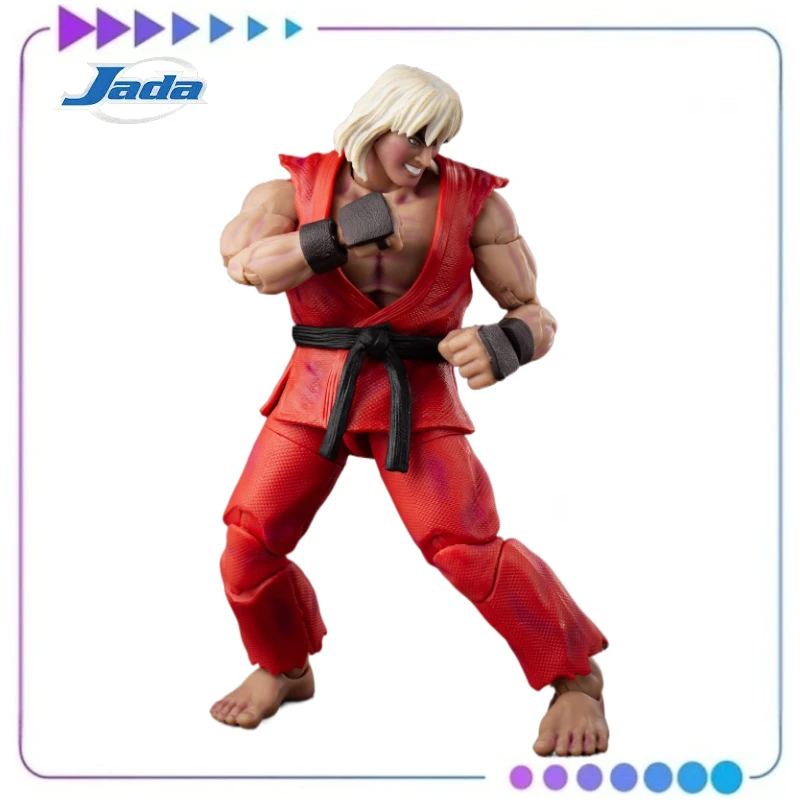 

【Original】Jada Toys Ultra Street Fighter II: The Final Challengers Ken 2024 SDCC 1/12 Scale Action Figure Model Toy