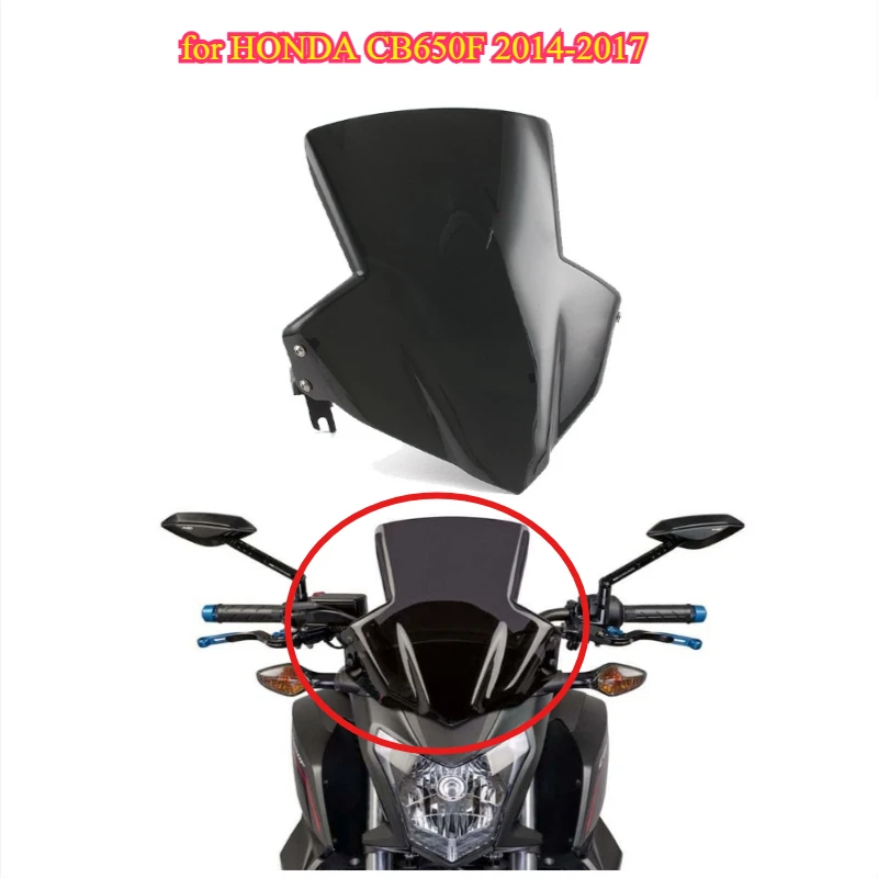 

Motorcycle for HONDA CB650F 2014-2017 modified special front windshield deflector windshield accessories suitable