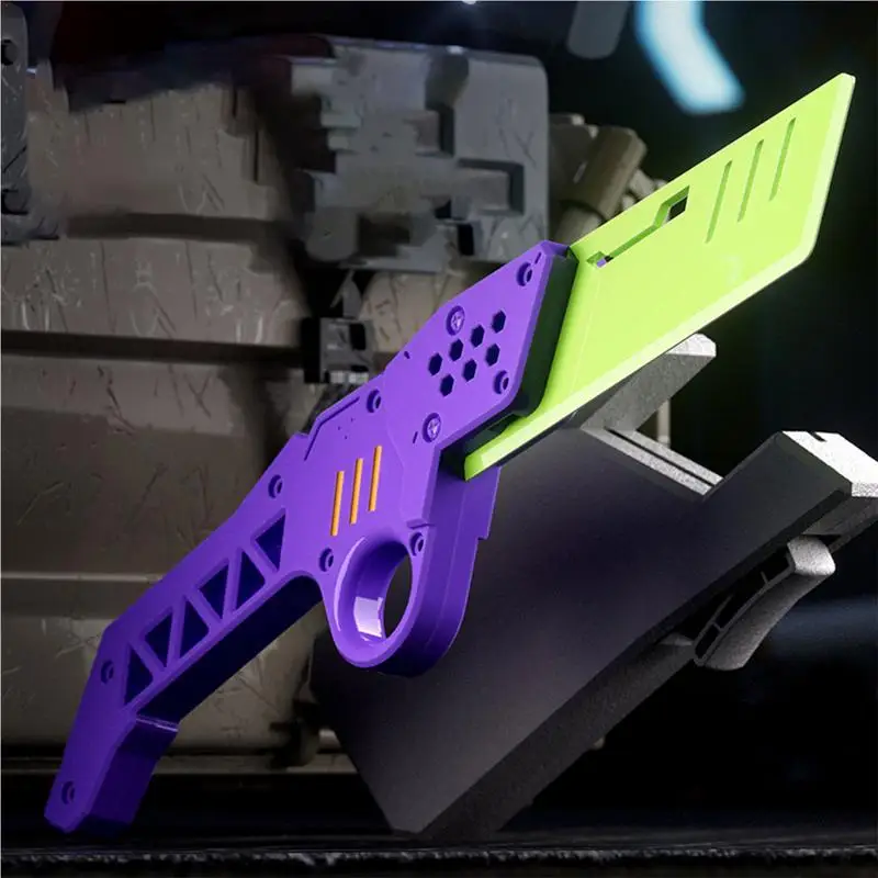 Prop Knives Catapult Knives Toy Small Sensory Toys Telescopic Fake Toy Knives Luminous Gravity Knives For Adult School Award