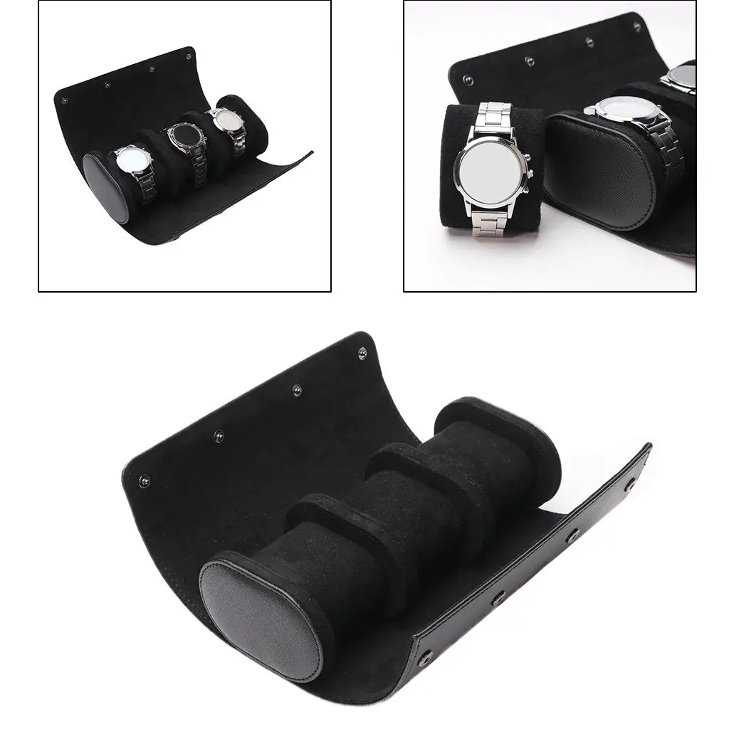 

Portable Universal 3 Slot Watch Display Case Collector Detachable Accessories