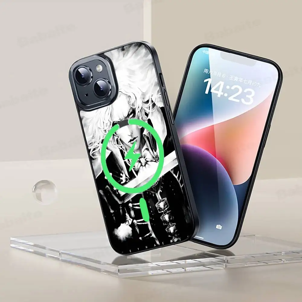 C-CastlevaniaS Alucard For Magsafe Magnetic Phone Case For IPhone 17 16 15 14 13 12 11 Plus Pro Max PC+TPU Cover