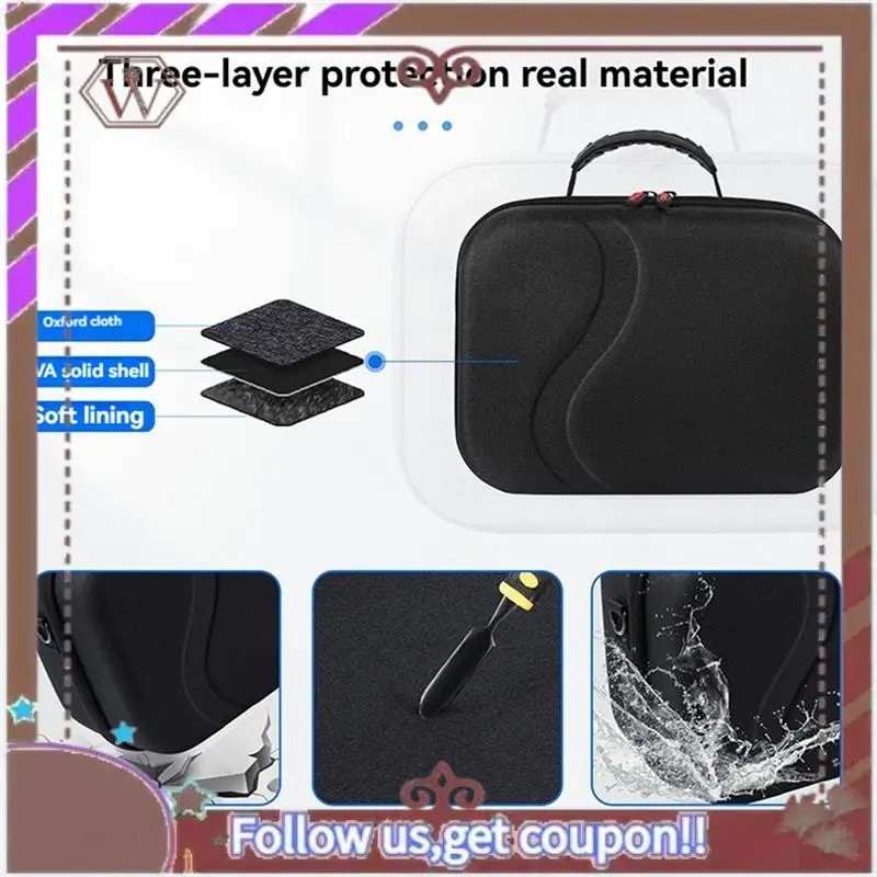 أحدث حقيبة حمل VR لـ Meta Quest 3S مقاومة للصدمات نظارات الواقع الافتراضي حقيبة سفر لملحقات Quest 3S VR