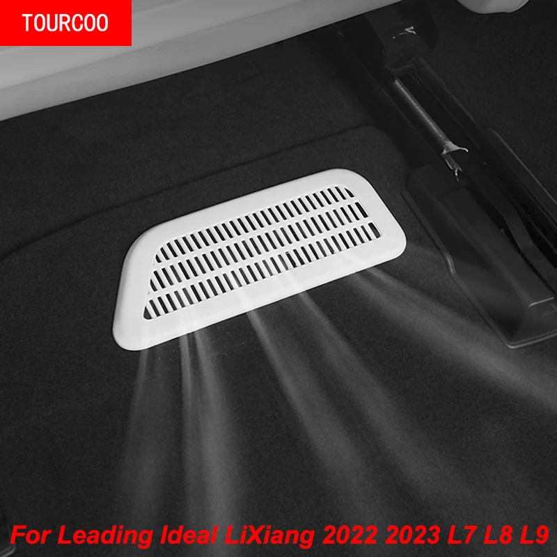 

Для ведущего идеального LiXiang L7 L8 L9 2022 2023 Защитная Крышка вентиляционного отверстия нижнего сиденья стикер аксессуары