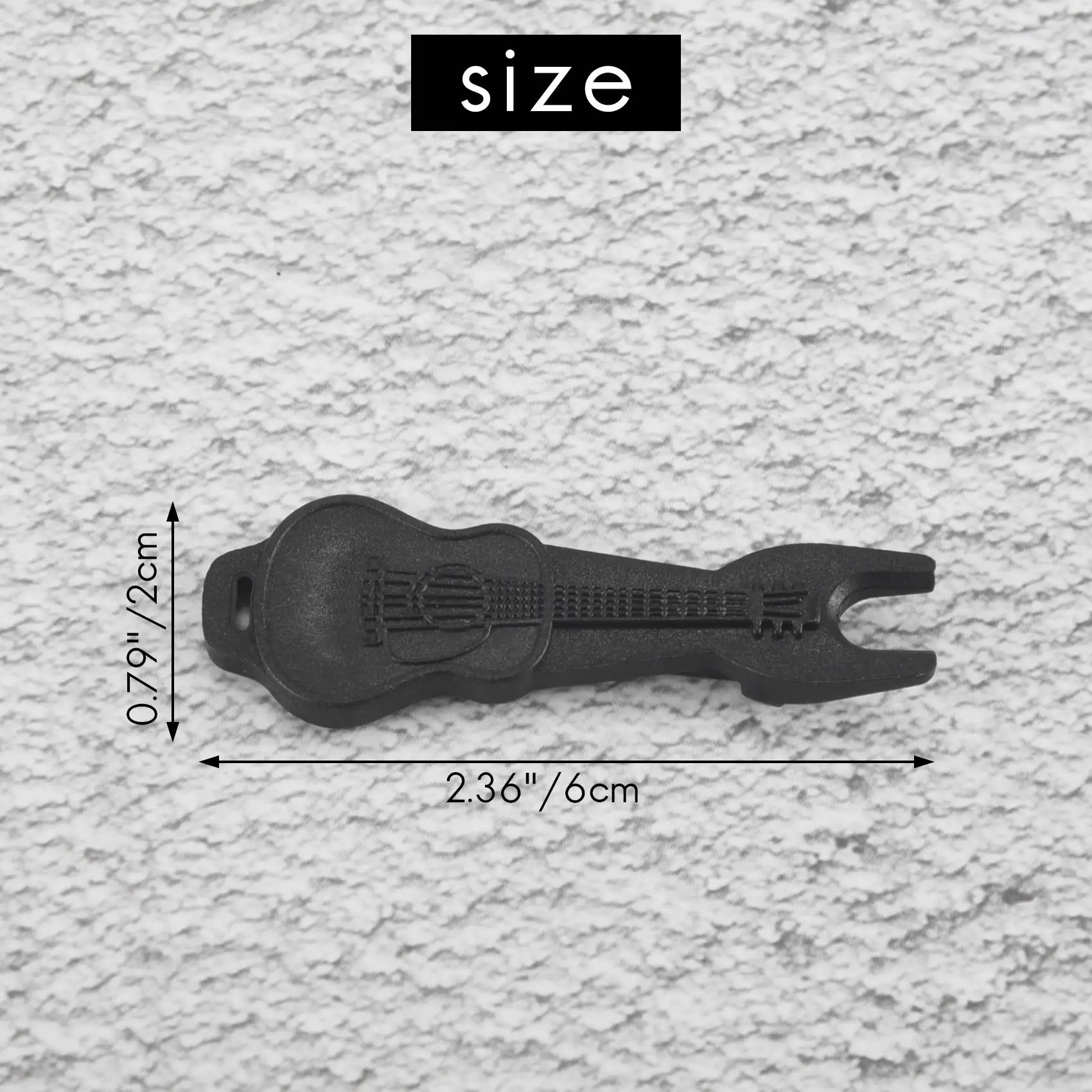 Neue 36-teilige Stegstifte für Akustikgitarre in Weiß und Schwarz mit 1-teiligem Stegstiftabzieher-Entferner in der Gitarre