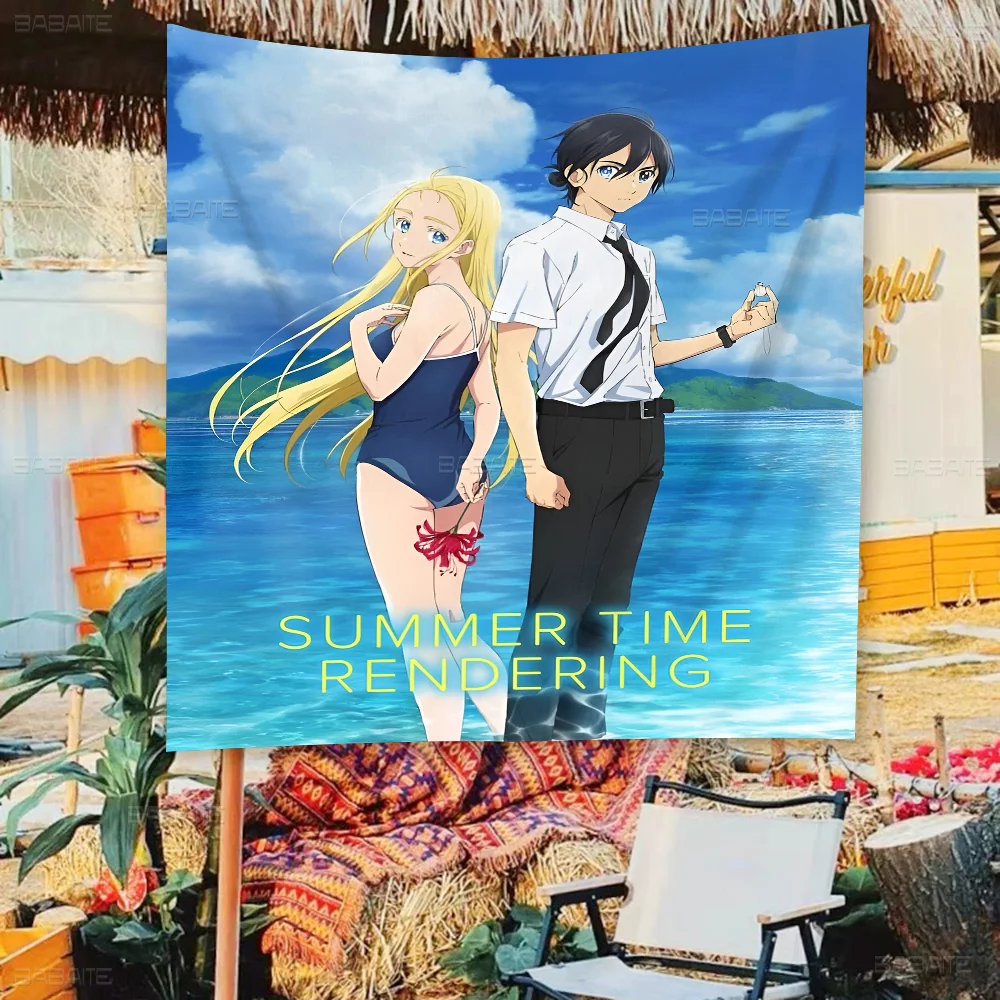 Summer Time Render Family Gatherings Outdoor Atmosphere Flags Camping Decorations Banners