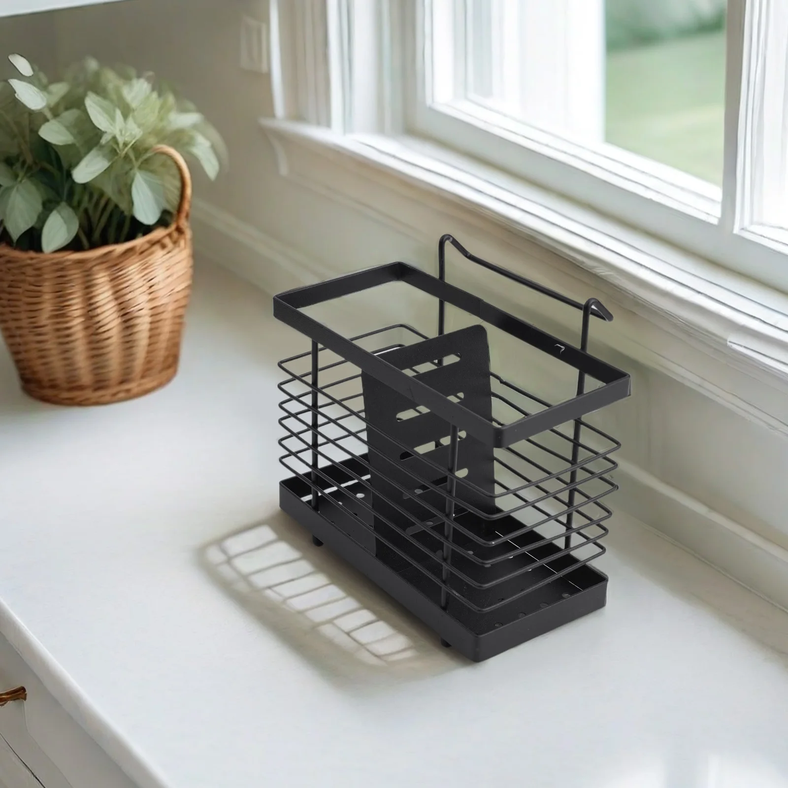 

Countertop Utensil Holder Chopsticks Organizer Kitchen Table Hollow And Ventilation Design For Cookware Easy To Access