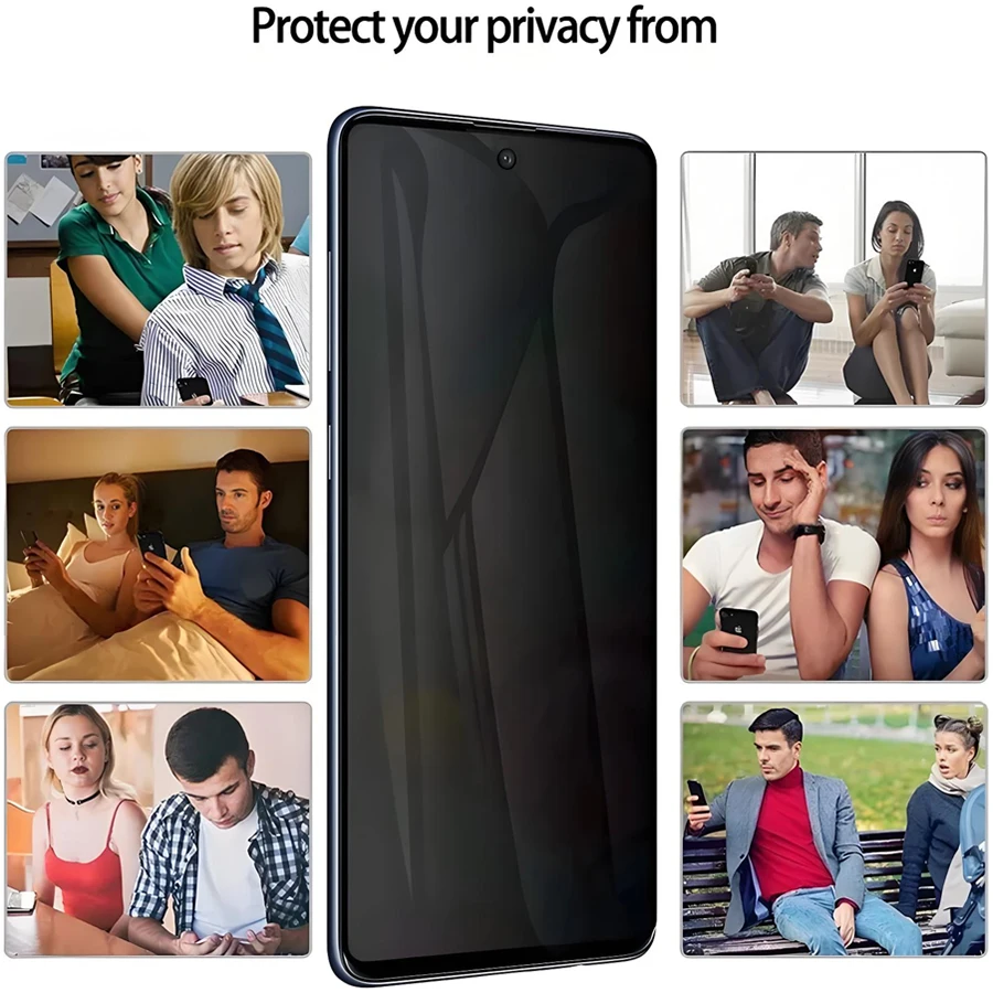 For Motorola Moto G60S  XT2133-2 Tempered Glass Anti-Spy Privacy Screen 9H Hardness Anti-Scratch For Protector Phone Film view 6