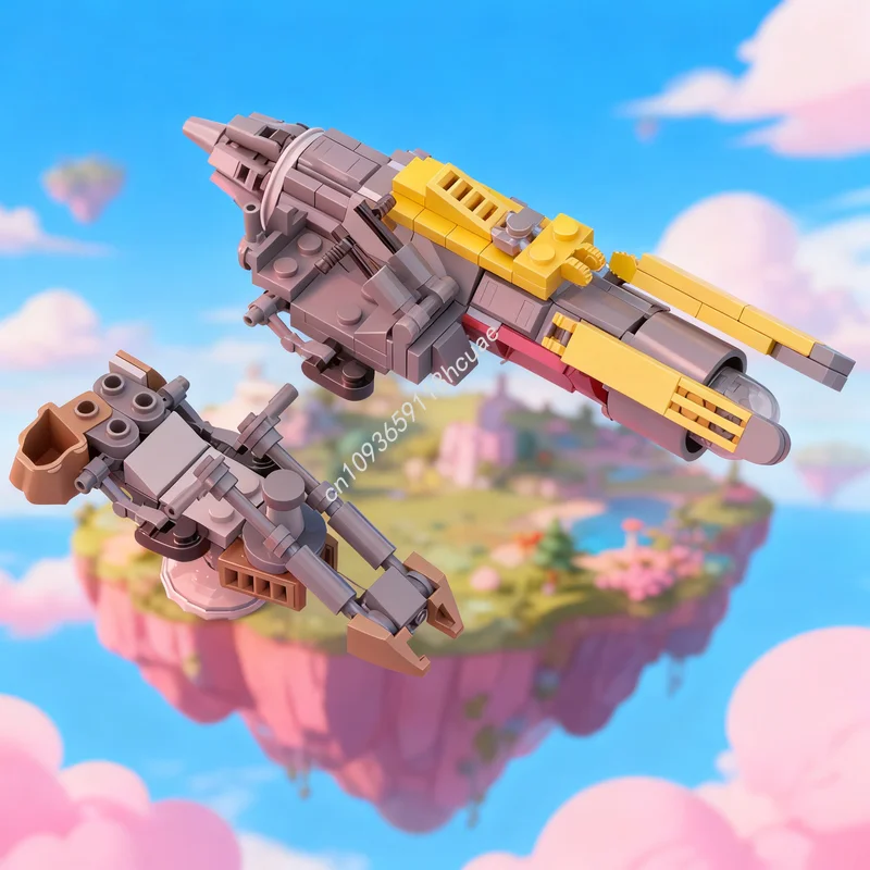 

184 детали MOC Star Battle Cobb Vanth Mandalorian S Speeders, конструктор, развивающая игрушка, рождественский подарок, кирпичики