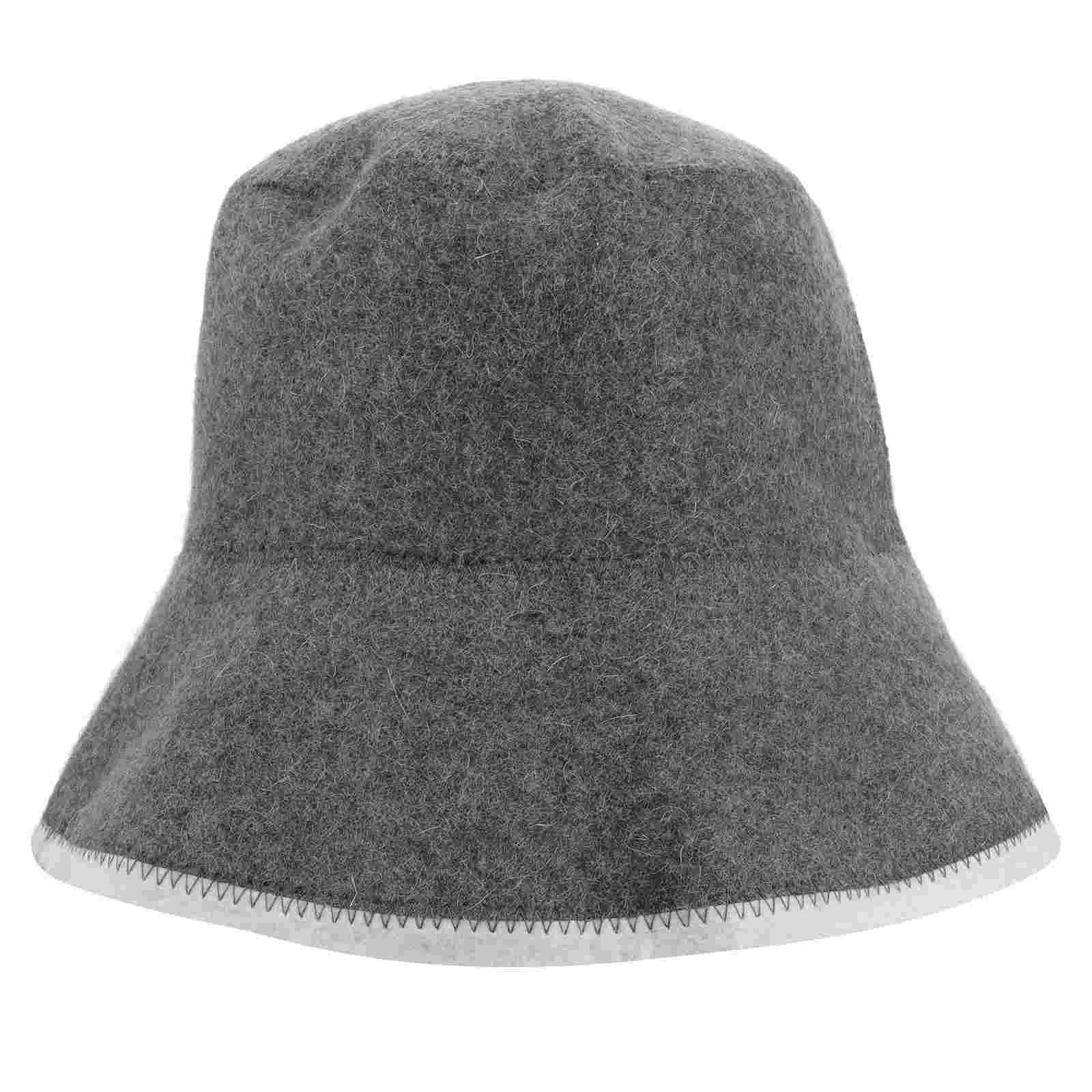 Wool Sauna Hat Comfortable Room Lightweight Stylish Reusable Hats Bathroom Shower Women