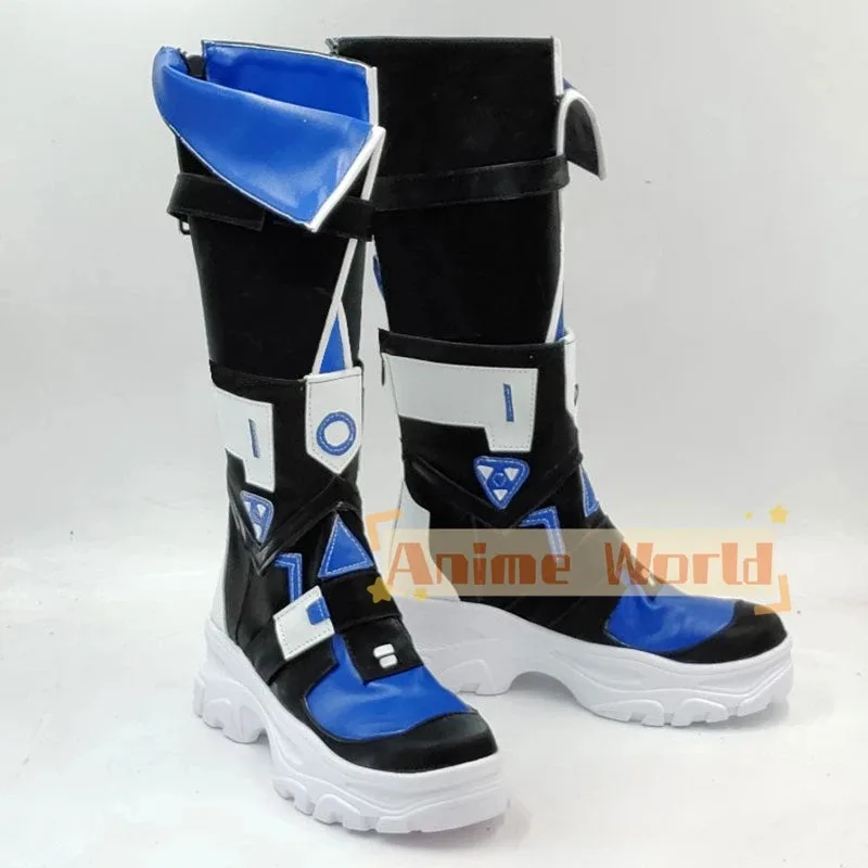 

2025 11 Honkai: Star Rail Silver Wolf Cosplay Shoes Halloween Carnival Boots Custom Made