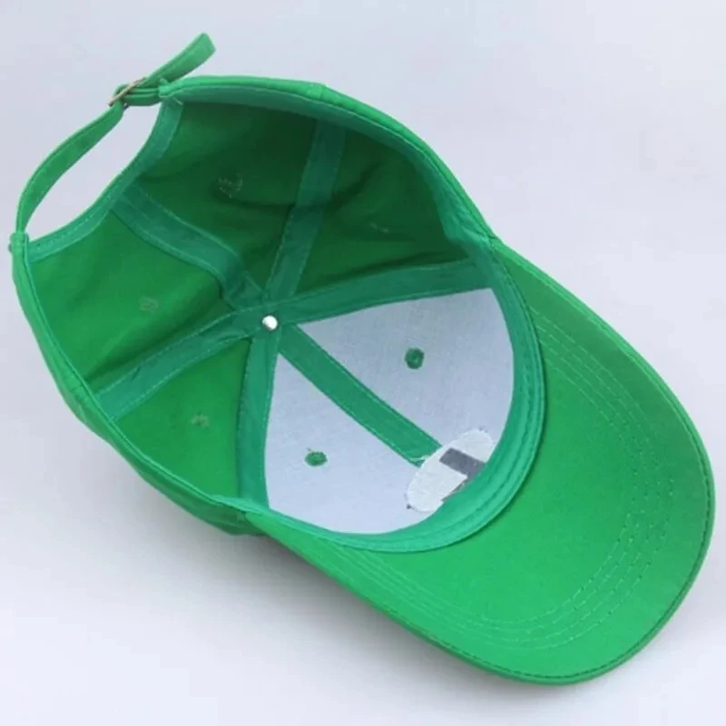 Anime Super Luigi Bros Sun Hat Adjustable Game Cartoon Hats Cosplay Accessories Baseball Cap Prop images - 6