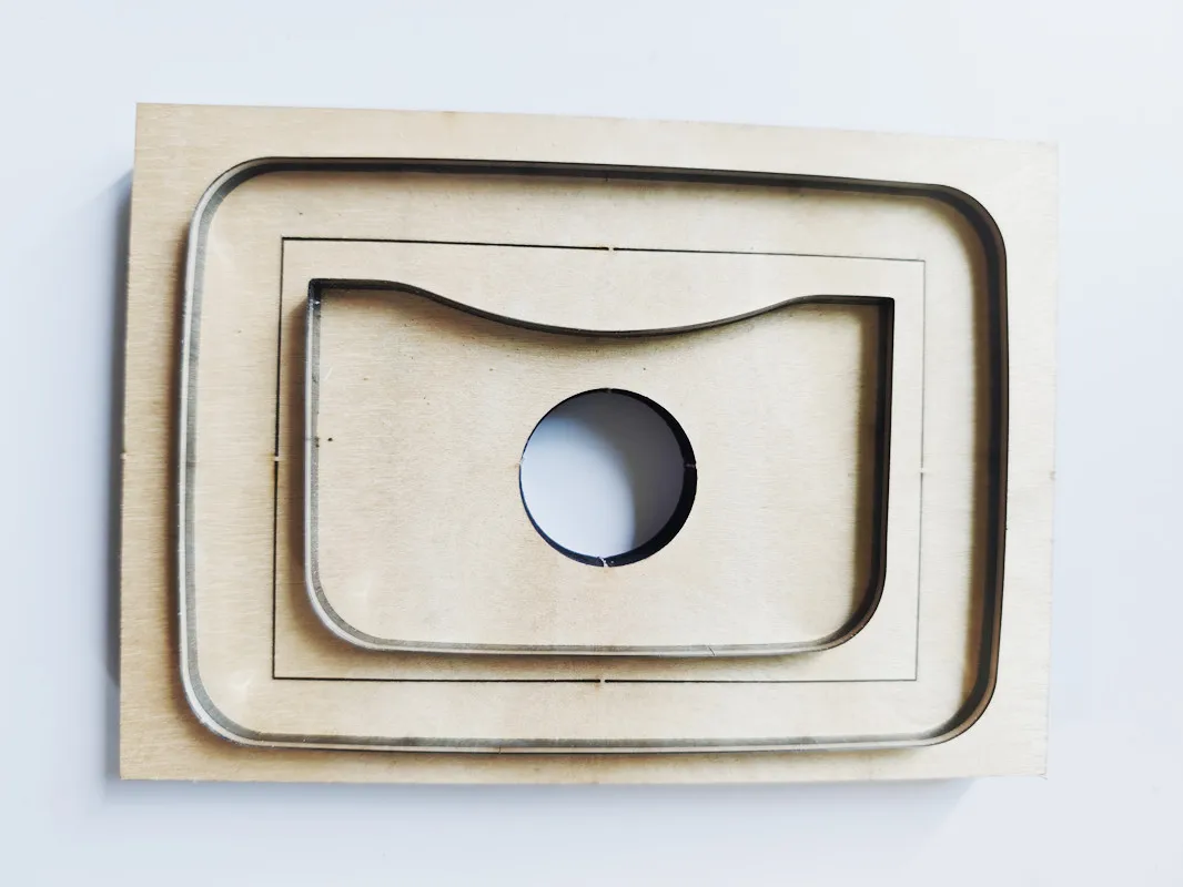 DIY leather craft card holder fold small wallet die cutting knife mould hand punch tool template