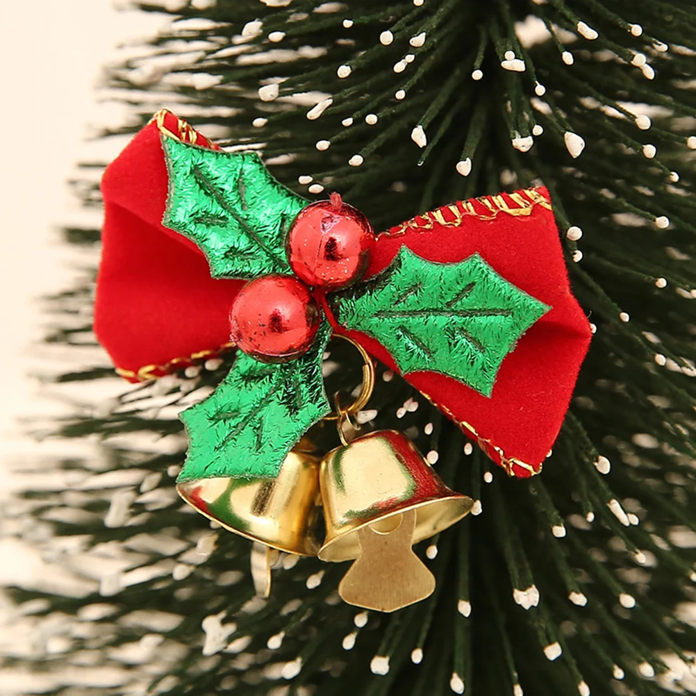 

10 Pcs Bow Decoration Party Decorative Bowlnot Christmas Bows Decorations Bell Bowknot