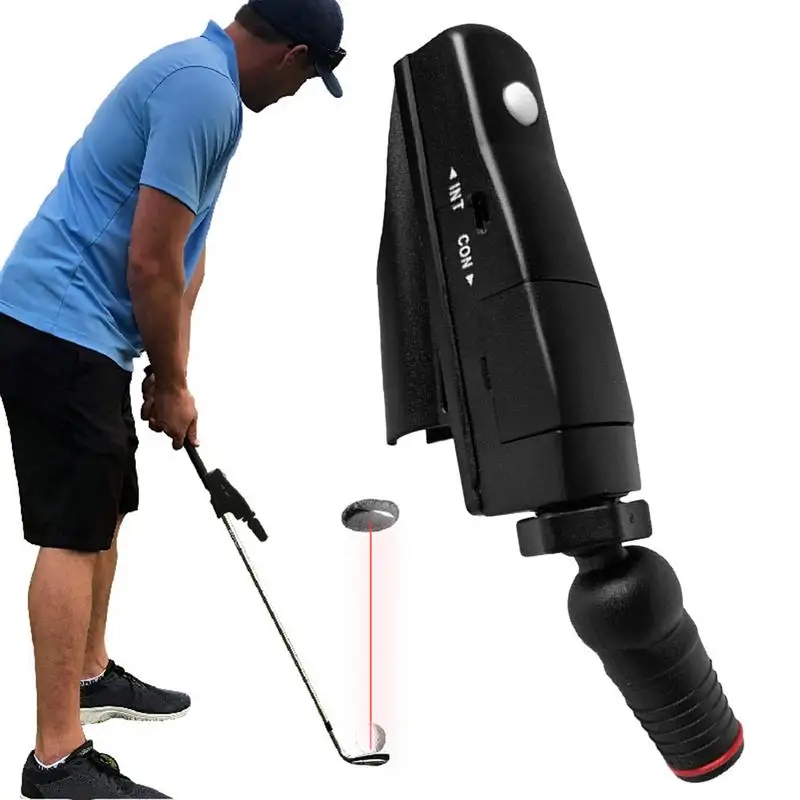 Adjustable Golf Putter Trainer Sight Portable Golf Putter Laser Sight Golf Putting Aim Corrector Golf Putting Aim Line Tool