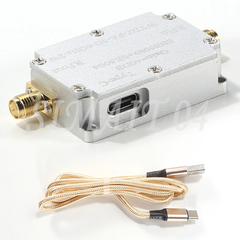 

Микроволновой однонаправленный усилитель мощности SBB5089 + SZA2044 2,4 ГГц 1 Вт 30 дБм Усилитель мощности RF