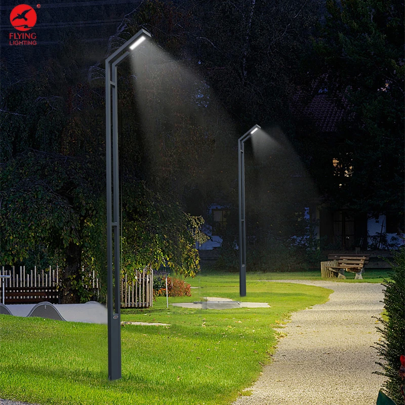 

Hot Sale Outdoor Street Garden Lighting Pole 220V 110V Aluminum IP65 Waterproof Light Post