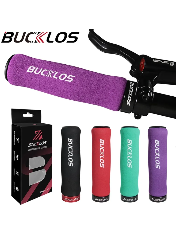 AliExpress BUCKLOS Bicycle Handles Mtb Soft Sponge Bike Grips Lock on MTB Handlebar Grips Shock Absorption Mountain Bike Grip Bicycle Part