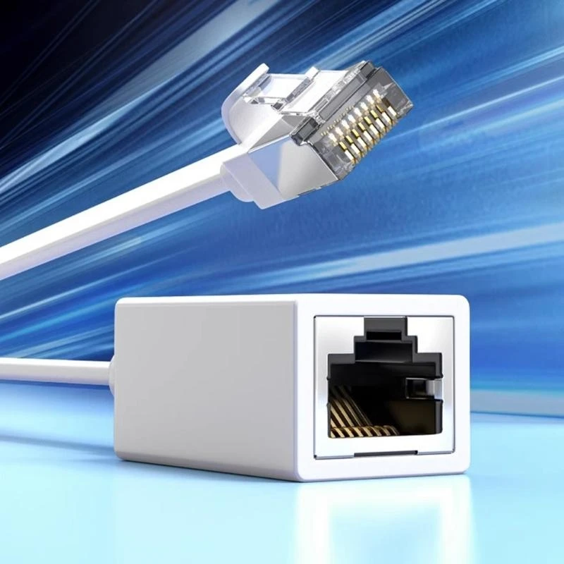 83ce rechthoek Ethernet -kabel 90 graden Cat7 Ethernet -kabel 10GBPS 10G Gigabit Internet Networking LAN -koorden voor pc