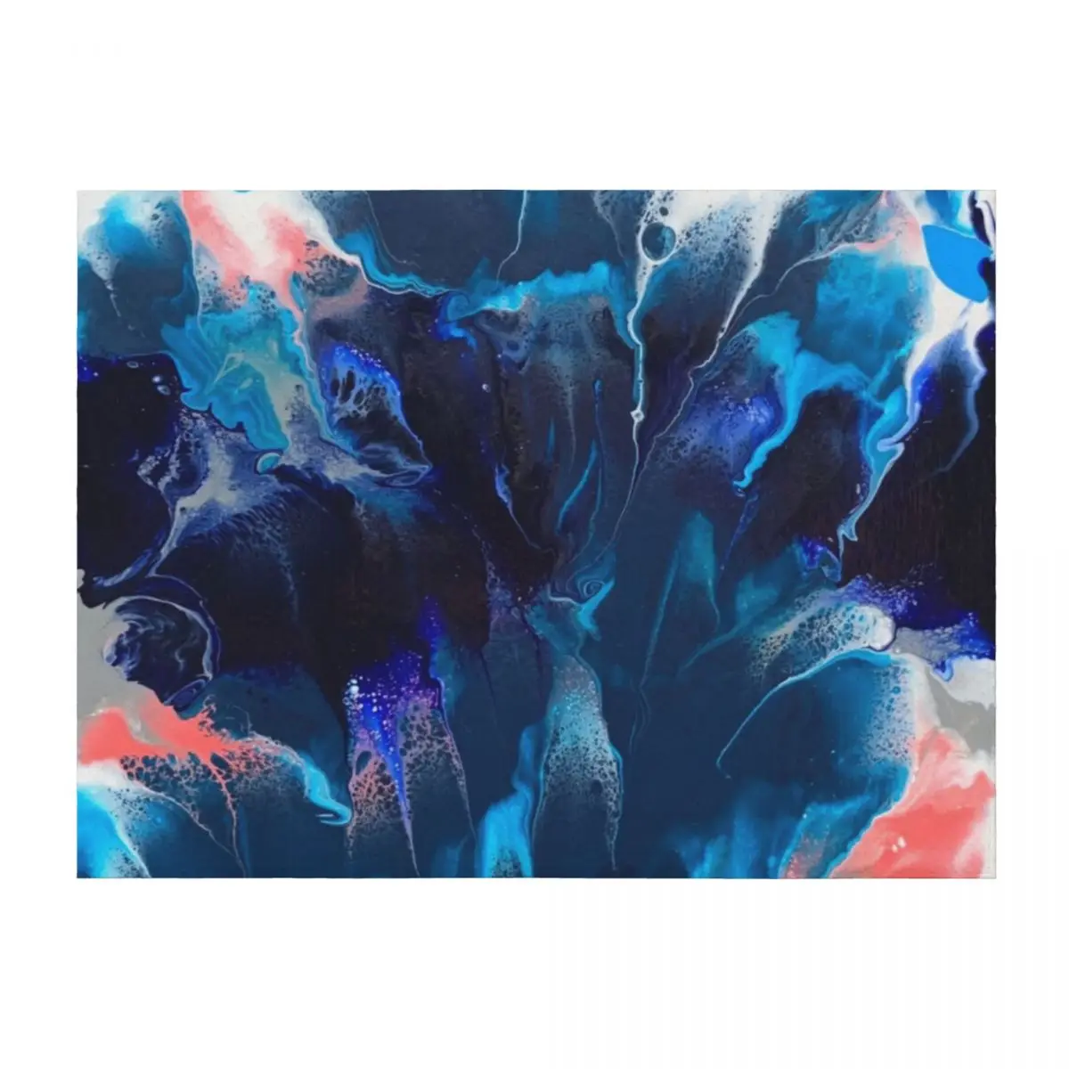 

Into the Blue Throw Blanket Hairys Plush Retros warm for winter Blankets
