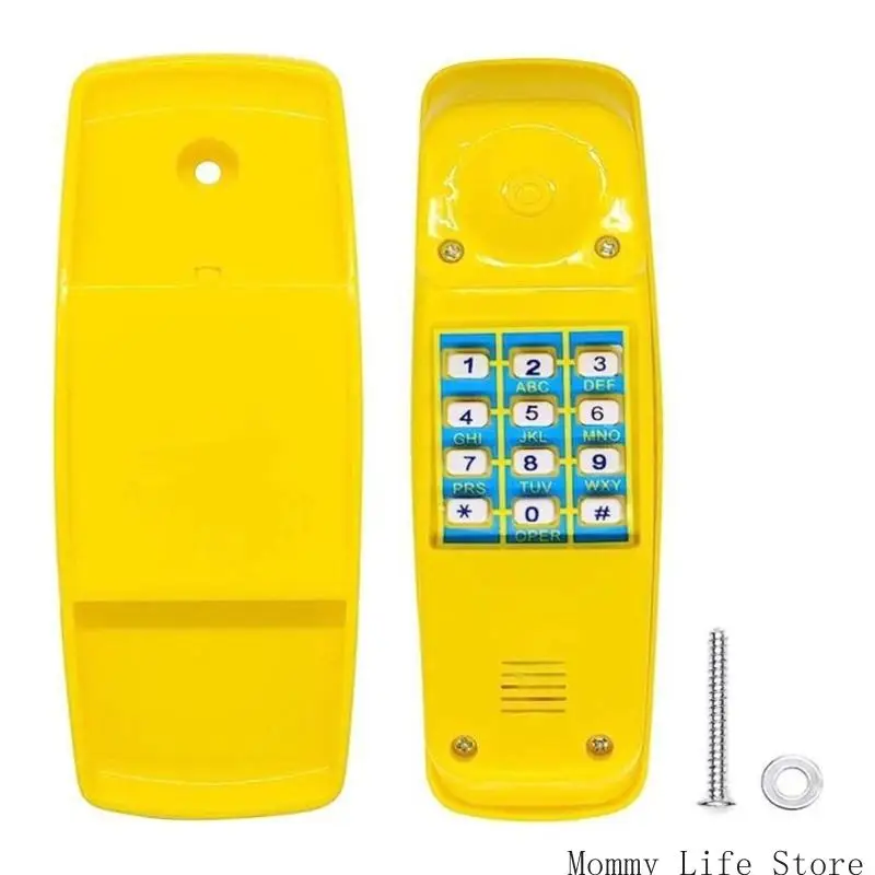 لعبة أرجوحة للأطفال مقاومة للطقس، هاتف قابل للربط، معدات ملعب للأنشطة الخارجية