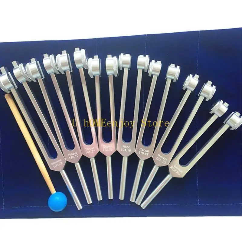 B0KF 136.1HZ 126.22Hz Aluminum Medical Tuning Fork Hammer Ball Diagnostic