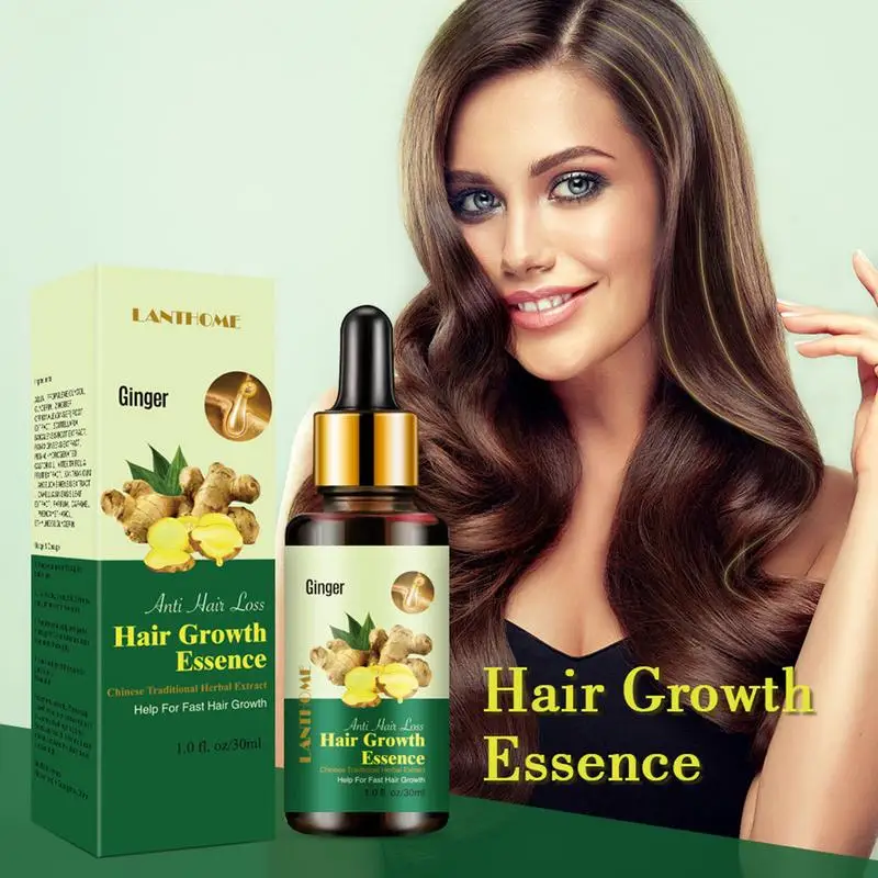 Hair Growth For Women Men Ginger Oil Hair Regrowth For Men & Women Natural Hair Growth Essence Oil For Hair Thickening & Hair