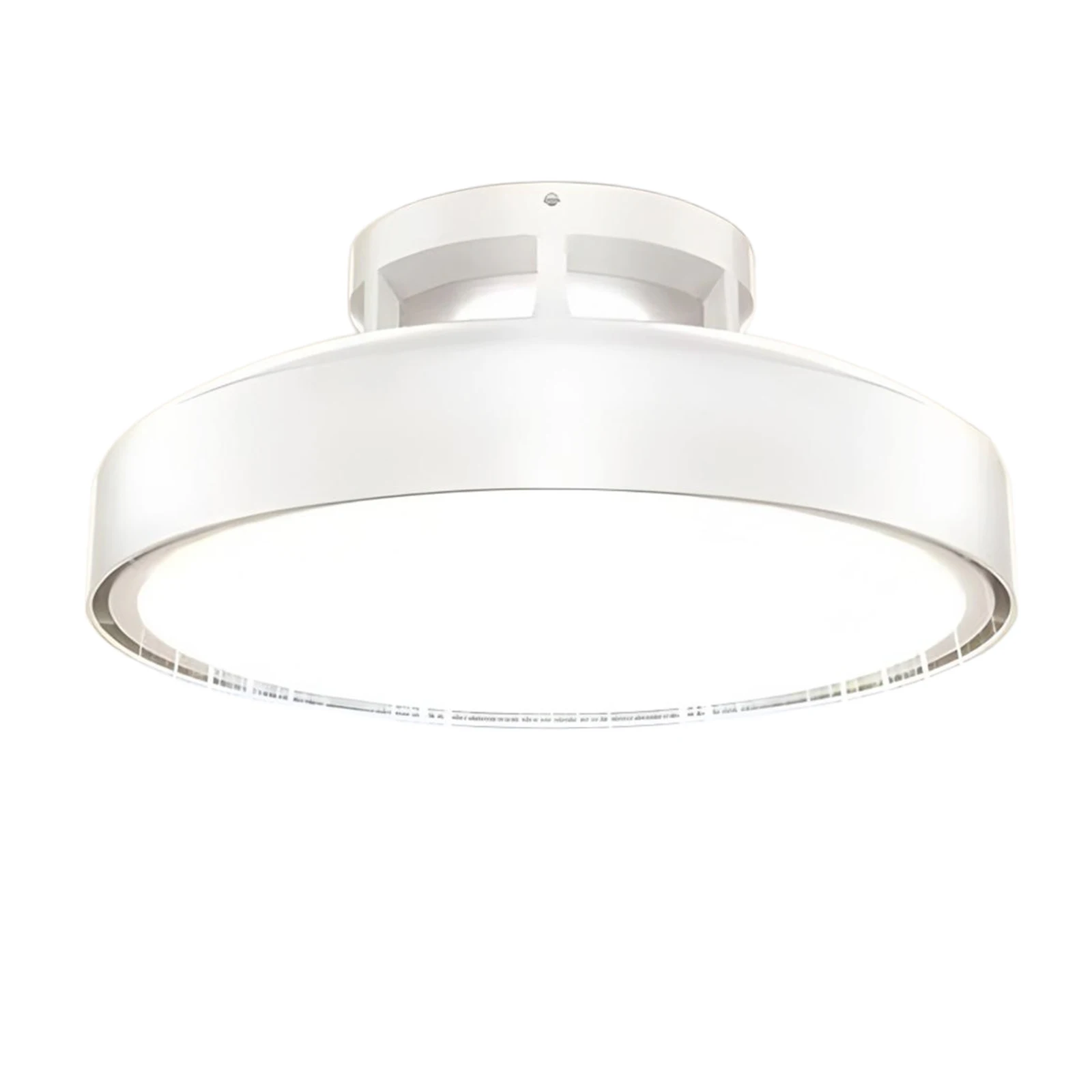 LED Unsichtbarer Deckenventilator ohne Rotorblätter mit 6-Gang-Fernbedienung, Moderner Deckenventilator ohne Flügel für Wohnzimmer und Schlafzimmer, Elektrischer Ventilator, Moderner